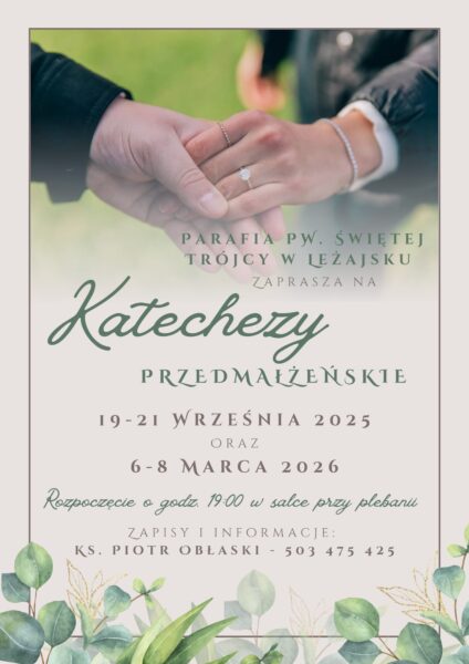 Katechezy przedmałżeńskie